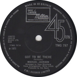 Michael Jackson Got To Be There USED VINYL 7INCH 45 RPM SINGLE
