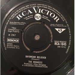 The Monkees Daydream Believer USED VINYL 7INCH 45 RPM SINGLE