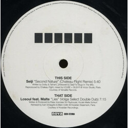 Seiji / LoSoul Second Nature (Chateau Flight Remix) / Lies (Volga Select Double Dub) USED VINYL 12INCH 45 RPM