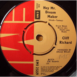 Cliff Richard Hey Mr. Dream Maker USED VINYL 7INCH SINGLE 45 RPM