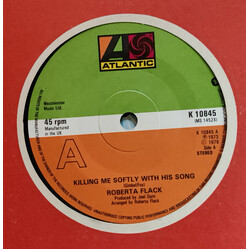 Roberta Flack Killing Me Softly With His Song USED VINYL 7INCH 45 RPM REISSUE