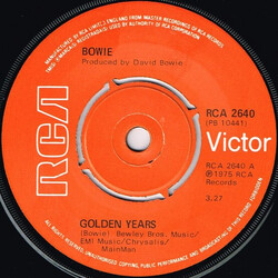 David Bowie Golden Years USED VINYL 7INCH 45 RPM SINGLE