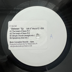 Calm Between EP USED VINYL 12INCH EP WHITE LABEL