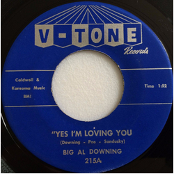 Al Downing Yes I'm Loving You / Please Come Home Vinyl 7" USED
