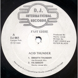 "Fast" Eddie Smith Acid Thunder VINYL 12" USED