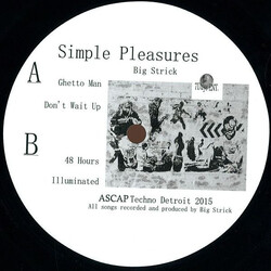 Big Strick Simple Pleasures USED VINYL 12INCH 33 S RPM