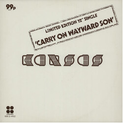 Kansas (2) Carry On Wayward Son USED VINYL 12INCH 45 RPM SINGLE LIMITED EDITION REISSUE