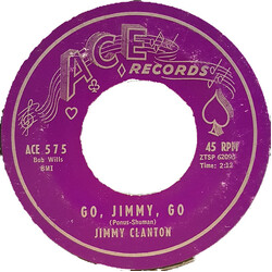 Jimmy Clanton Go, Jimmy, Go USED VINYL 7INCH 45 RPM SINGLE STYRENE MONO