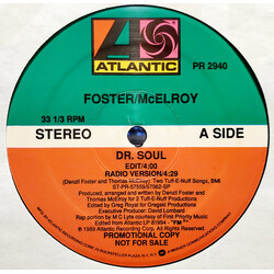 Foster & McElroy Dr. Soul Vinyl 12" USED