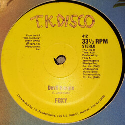Foxy RRRRRRock / Devil Boogie USED VINYL 12INCH 33 S RPM