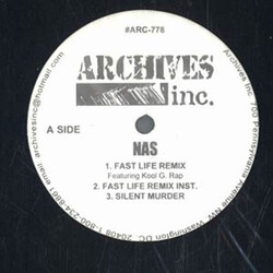 Nas Fast Life (Remix) / Life's A Bitch (Remix) USED VINYL 12INCH 33 S RPM COMPILATION