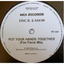 Eric B. & Rakim Put Your Hands Together (Fon Force Mix) VINYL 12" USED