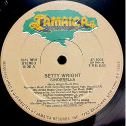Betty Wright Sinderella USED VINYL 12INCH 33 S RPM