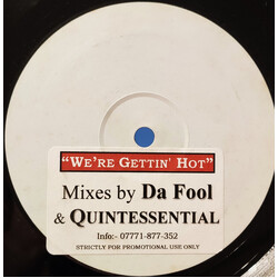 Sarasota We're Gettin' Hot (Da Fool & Quintessential Mixes) USED VINYL 12INCH PROMO WHITE LABEL