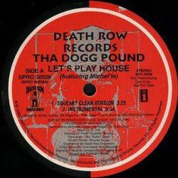 Tha Dogg Pound Let's Play House USED VINYL 12INCH SINGLE PROMO