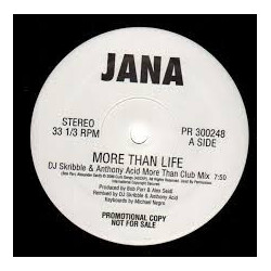 Jana More Than Life VINYL 12" USED