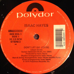 Isaac Hayes / Roy Ayers Don't Let Go / Don't Stop The Feeling USED VINYL 12INCH 33 S RPM REISSUE