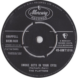 The Platters Smoke Gets In Your Eyes USED VINYL 7INCH 45 RPM SINGLE