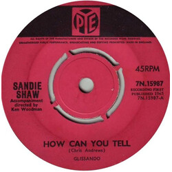 Sandie Shaw How Can You Tell USED VINYL 7INCH 45 RPM SINGLE