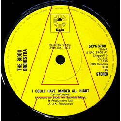 Biddu Orchestra I Could Have Danced All Night / Jump For Joy USED VINYL 7INCH 45 RPM SINGLE PROMO STEREO