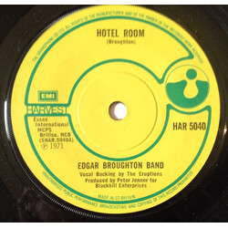 The Edgar Broughton Band Hotel Room Vinyl 7" USED