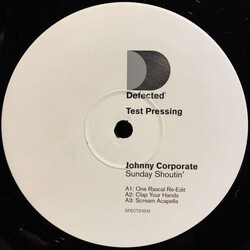 Johnny Corporate Sunday Shoutin' USED VINYL 12INCH PROMO TEST PRESSING
