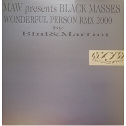 Masters At Work / Black Masses Wonderful Person Rmx 2000 (Bini & Martini Remixes) USED VINYL 12INCH 33 S RPM