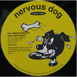 Paul Simpson / Zack Toms' Parade Moove / Get Up Everybody USED VINYL 12INCH 33 S RPM