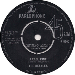 The Beatles I Feel Fine USED VINYL 7INCH 45 RPM SINGLE MONO