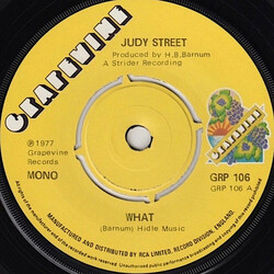 Judy Street What VINYL 7" USED