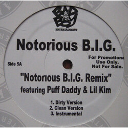 Notorious B.I.G. Notorious B.I.G. (Remix) / Biggie USED VINYL 12INCH 33 S RPM PROMO