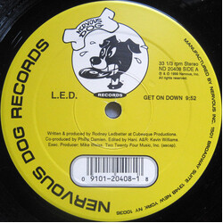 L.E.D. Get On Down USED VINYL 12INCH 33 S RPM
