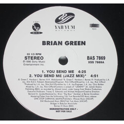 Brian Green (2) You Send Me USED VINYL 12INCH PROMO 33 S RPM