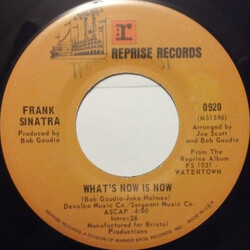 Frank Sinatra What's Now Is Now USED VINYL 45 RPM 7INCH