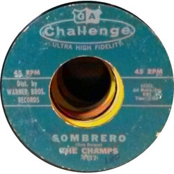 The Champs Sombrero USED VINYL 7INCH 45 RPM SINGLE