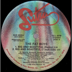 Fat Boys Big And Beautiful (Remix) VINYL 12" USED