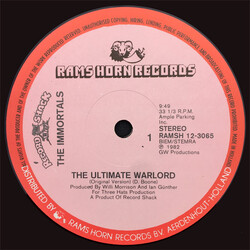 The Immortals (2) The Ultimate Warlord USED VINYL 12INCH 33 S RPM