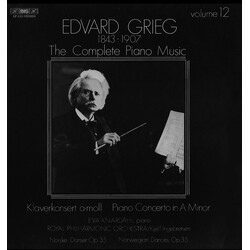 Edvard Grieg / Eva Knardahl / The Royal Philharmonic Orchestra / Kjell Ingebretsen The Complete Piano Music Volume 12: Klaverkonsert A-moll / Norske D