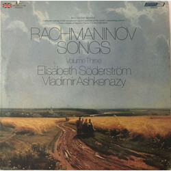 Elisabeth Söderström / Vladimir Ashkenazy / Sergei Vasilyevich Rachmaninoff Songs Volume Three Vinyl LP USED