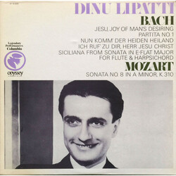 Johann Sebastian Bach / Wolfgang Amadeus Mozart / Dinu Lipatti Works Of Bach And Mozart - Dinu Lipatti Vinyl LP USED
