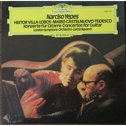 Narciso Yepes / The London Symphony Orchestra / Garcia Navarro / Heitor Villa-Lobos / Mario Castelnuovo Tedesco Konzerte Für Gitarre Vinyl LP USED