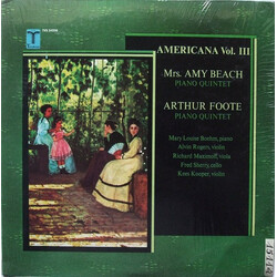 Amy Marcy Cheney Beach / Arthur Foote / Mary Louise Boehm / Alvin Rogers / Richard Maximoff / Fred Sherry / Kees Kooper Americana Vol. III: Beach / Fo
