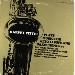 Harvey Pittel Plays Music For Alto & Soprano Saxophones Vinyl LP USED