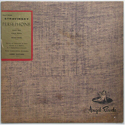 Igor Stravinsky / Orchestre De La Société Des Concerts Du Conservatoire / André Cluytens Persephone Vinyl LP USED