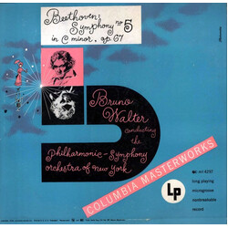 Ludwig van Beethoven / Bruno Walter / The Philharmonic Symphony Orchestra of New York Symphony No. 5 In C Minor, Op. 67 Vinyl LP USED