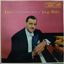 Franz Liszt / Jorge Bolet Transcendental Etudes Vinyl LP USED