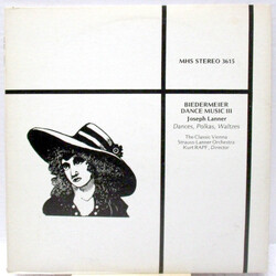 Das Klassische Wiener-Strauß-Lanner-Orchester / Josef Lanner / Kurt Rapf Biedermeier Dance Music III: Dances, Polkas, Waltzes Vinyl LP USED
