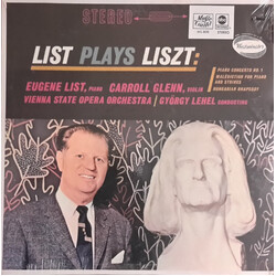 Franz Liszt / Eugene List / Carroll Glenn / Orchester Der Wiener Staatsoper / György Lehel List Plays Liszt Vinyl LP USED