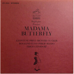Leontyne Price / Richard Tucker (2) / Rosalind Elias / Philip Maero / Erich Leinsdorf Highlights From Madama Butterfly Vinyl LP USED