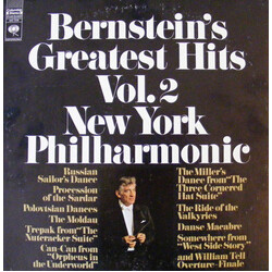 The New York Philharmonic Orchestra Bernstein's Greatest Hits Vol. 2 Vinyl LP USED